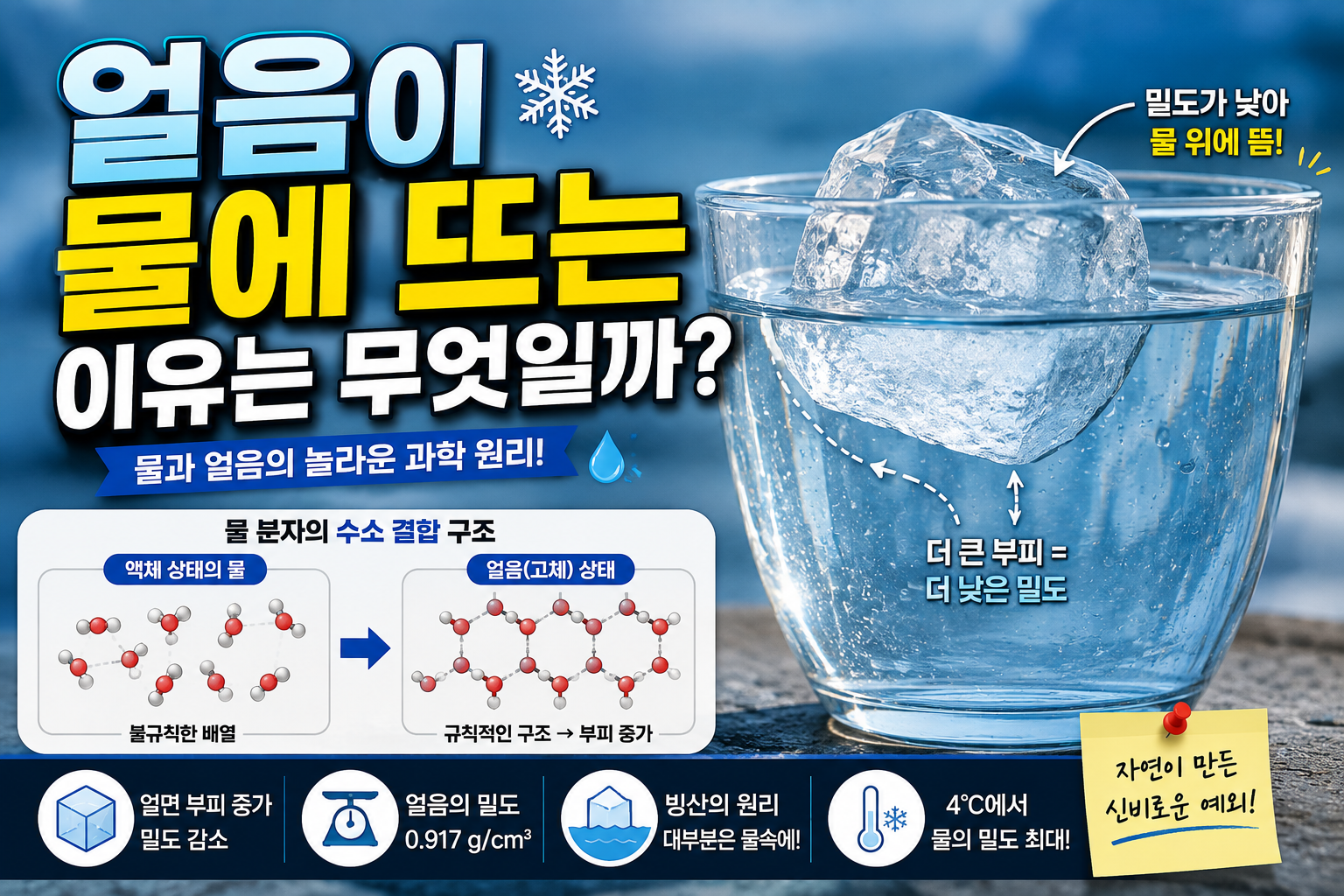 얼음이 뜨는 이유 썸네일