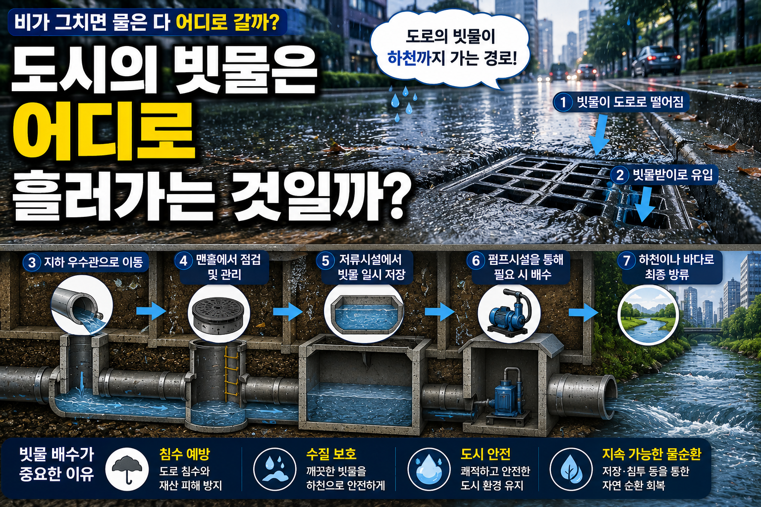 도시의 빗물 썸네일
