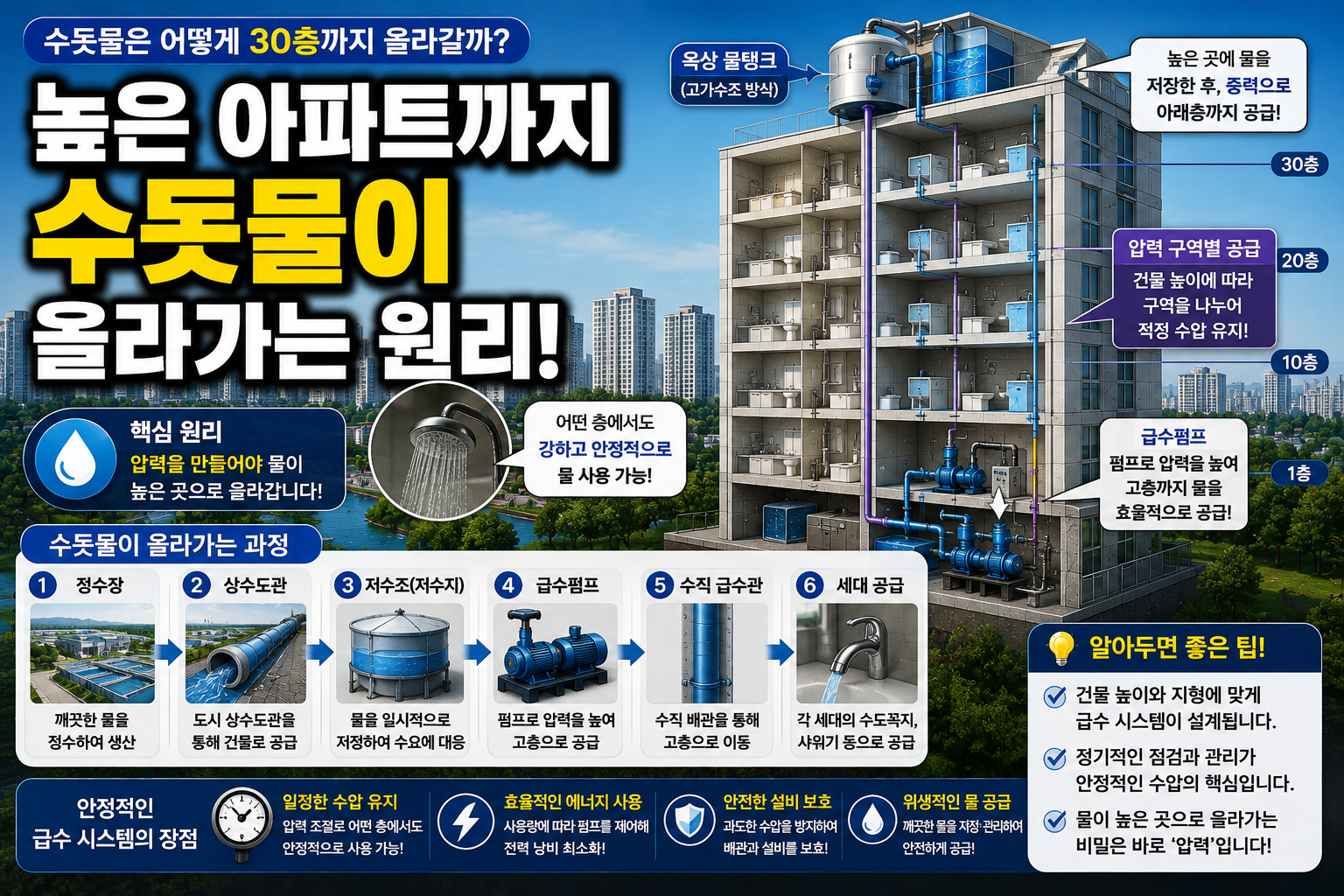 높은 건물 수압 썸네일